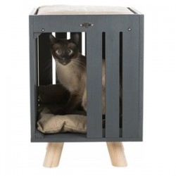 Trixie Kedi Oyun Evi Antrasit Gri/ Kum Beji 36x51x36 cm Trixie Kedi Oyun Evi Antrasit Gri/ Kum Beji 36x51x36 cm