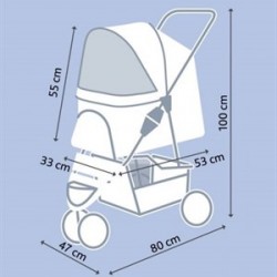 Trixie Kedi ve Köpek Gezdirme Arabası