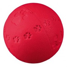Trixie Köpek Oyuncağı Sesli Natürel Kauçuk Top 7cm