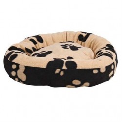Trixie Köpek Yatağı Pati Desenli Siyah-Bej 50 Cm