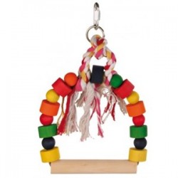 Trixie Papağan İçin Oyuncaklı Kuş Salıncağı 20x29cm Trixie Papağan İçin Oyuncaklı Kuş Salıncağı 20x29cm