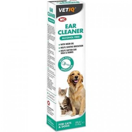 Vetiq Ear Cleaner Kedi&Köpek Için Kulak Temizleme Solüsyonu 100 ml