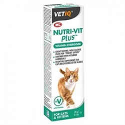 Vetiq Nutri-Vit Plus Kediler Için Enerji Verici Vitamin Macunu 70 Gr Vetiq Nutri-Vit Plus Kediler Için Enerji Verici Vitamin Macunu 70 Gr