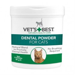 Vets Best Kediler İçin Plak ve Tartar Ağız Bakım Tozu 45 gr Vets Best Kediler İçin Plak ve Tartar Ağız Bakım Tozu 45 gr