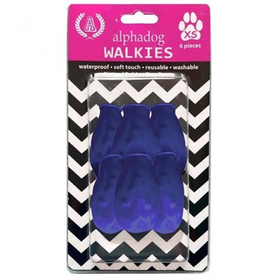 Walkies Köpek Galoşu XSmall Mavi