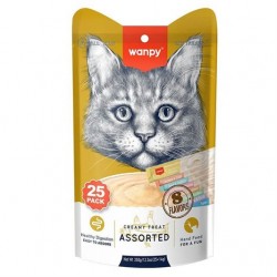 Wanpy Karışık Sıvı Kedi Ödülü 25*14 gr