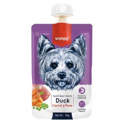 Wanpy Taze Ördekli & Havuçlu Köpek Et Ezmesi 90 gr Wanpy Taze Ördekli & Havuçlu Köpek Et Ezmesi 90 gr
