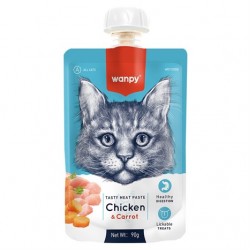 Wanpy Taze Tavuklu & Havuçlu Kedi Et Ezmesi 90 gr Wanpy Taze Tavuklu & Havuçlu Kedi Et Ezmesi 90 gr