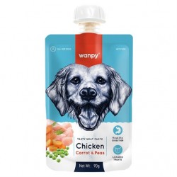 Wanpy Taze Tavuklu & Havuçlu Köpek Et Ezmesi 90 gr Wanpy Taze Tavuklu & Havuçlu Köpek Et Ezmesi 90 gr
