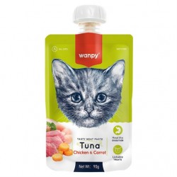 Wanpy Taze Ton Balıklı &Tavuklu Kedi Et Ezmesi 90 gr