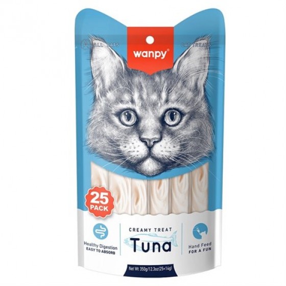 Wanpy Ton Balıklı Sıvı Kedi Ödülü 25*14 gr