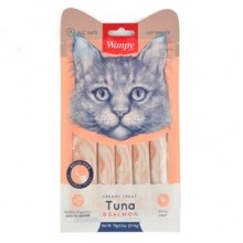 Wanpy Ton ve Somonlu Likit Kedi Ödülü 5x14gr Wanpy Ton ve Somonlu Likit Kedi Ödülü 5x14gr