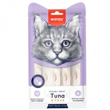 Wanpy Ton ve Yengeç Likit Kedi Ödülü 5x14gr Wanpy Ton ve Yengeç Likit Kedi Ödülü 5x14gr