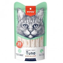 Wanpy Ton&Deniz Taraklı Krema Kedi Ödülü 25*14 gr Wanpy Ton&Deniz Taraklı Krema Kedi Ödülü 25*14 gr
