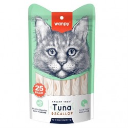 Wanpy Ton&Deniz Taraklı Krema Kedi Ödülü 25*14 gr Wanpy Ton&Deniz Taraklı Krema Kedi Ödülü 25*14 gr