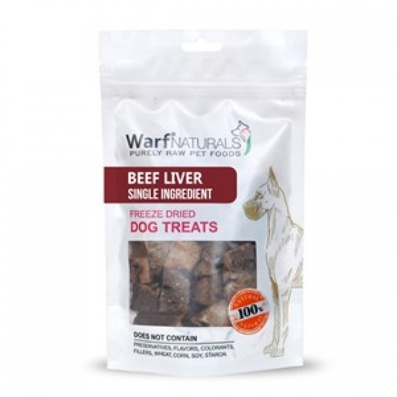 Warf Freeze Dry Doğal Köpek Ödülü Ciğerli 40 GR