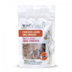 Warf Freeze Dry Doğal Köpek Ödülü Tavuk Ciğerli 40 GR Warf Freeze Dry Doğal Köpek Ödülü Tavuk Ciğerli 40 GR