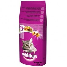 Whiskas Biftekli Havuçlu Kuru Kedi Maması 14 Kg