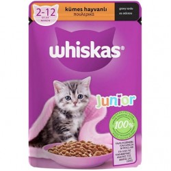 Whiskas Junior Kümes Hayvanlı Yavru Kedi Konserve Maması 85 gr