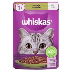 Whiskas Kuzulu Yetişkin Konserve Kedi Maması 85 Gr