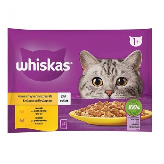 Whiskas Pouch Kümes Seçenekler 4'lü Paket