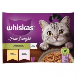 Whiskas Püre Delight Tavuk Somon 4'lü Paket Whiskas Püre Delight Tavuk Somon 4'lü Paket