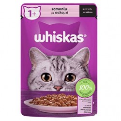 Whiskas Somon Balıklı Yetişkin Konserve Kedi Maması 85 gr Whiskas Somon Balıklı Yetişkin Konserve Kedi Maması 85 gr