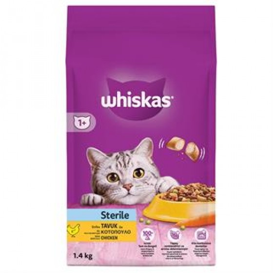 Whiskas Steriled Kısırlaştırılmış Kedi Maması 1,4 Kg