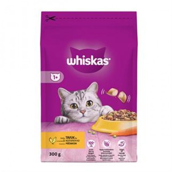 Whiskas Tavuklu Sebzeli Kuru Kedi Maması 300 Gr