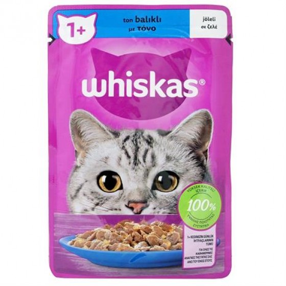 Whiskas Ton Balıklı Jöleli Kedi Konserve Maması 85 gr