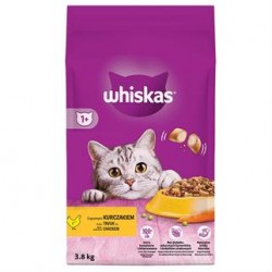 Whiskas Yetişkin Tavuklu Kuru Kedi Maması 3,8 Kg Whiskas Yetişkin Tavuklu Kuru Kedi Maması 3,8 Kg