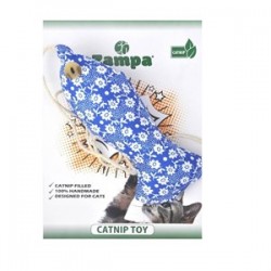 Zampa Balık Desenli Kumaş Kedi Oltası Zampa Balık Desenli Kumaş Kedi Oltası