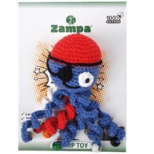 Zampa Catnipli El Yapımı Örgü Kedi Oyuncağı Ahtapot