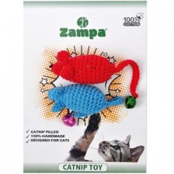 Zampa Catnipli El Yapımı Örgü Kedi Oyuncağı 2li Fare Zampa Catnipli El Yapımı Örgü Kedi Oyuncağı 2li Fare