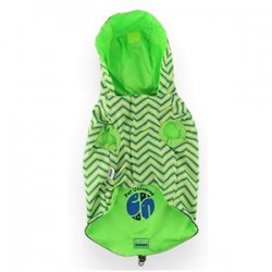 Zampa Çift Taraflı İnce Köpek Yağmurluğu Yeşil 2XL