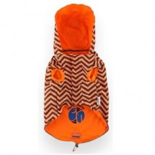 Zampa Çift Taraflı İnce Köpek Yağmurluğu Turuncu XS