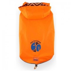 Zampa Çift Taraflı İnce Köpek Yağmurluğu Turuncu Small