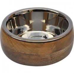 Zampa Oval Ahşap Mama Su Kabı Medium 14.5 cm Zampa Oval Ahşap Mama Su Kabı Medium 14.5 cm