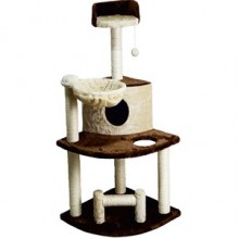 Zampa Yuvalı Kedi Tırmalama Ünitesi 54x54x107 cm